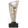 Baseball Banner Resin Award - 7" Tall